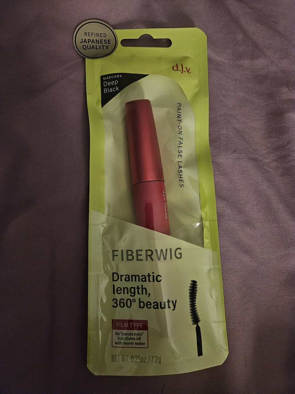 Fiberwig Mascara in Deep Black - Red Tube